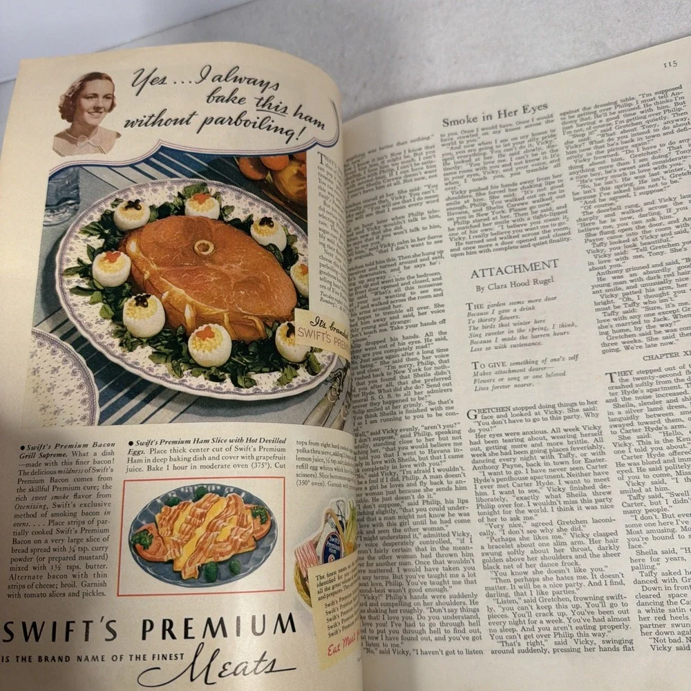 Good Housekeeping Magazine January 1936 Vintage NO Back Cover Disney Ford Ad